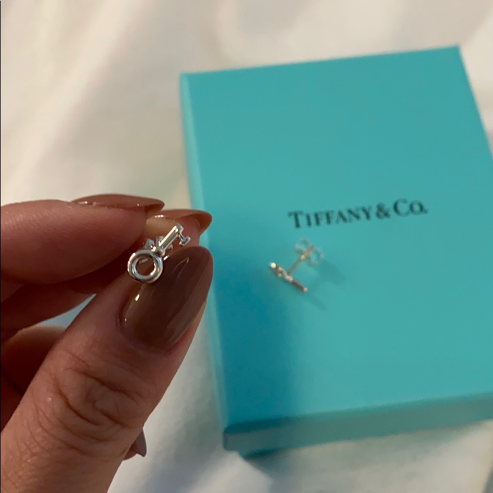 Tiffany&Co Silver Key Earring